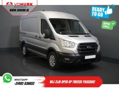 Ford Transit 330 2.0 TDCI 130 pk Aut. L2H2 BPM VRIJ! Ready2Go Adapt. Cruise/ NL Auto/ Carplay/ Camera/ PDC/ Trekhaak
