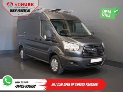 Ford Transit 330 2.0 TDCI 170 pk Trend L2H2 BPM VRIJ! NL Auto/ DB Riem VV/ 2.8t Trekverm/ Imperiaal + Ladder/ Cruise/ Camera/ Airco/ Trekhaak