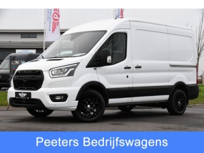 Ford Transit 350 2.0 TDCI L2H2 Limited Adaptieve Cruise, Camera, Carplay, Xenon, 170pk, Automaat, Trekhaak, NAVI, 2 x Schuifdeur, Multimedia, Uniek!