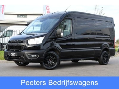Ford Transit 350 2.0 TDCI L3H2 Black Edition Cruise, Camera, Carplay, 130pk, Trekhaak, Multimedia, NAVI Uniek!
