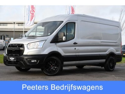 Ford Transit 350 2.0 TDCI L3H2 Raptor Edition Camera, Cruise, Carplay, 170pk, Trekhaak, Multimedia, Sensoren, Uniek!