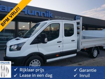 Ford Transit 350L 130PK Doka L3 BPM VRIJ!! Airco, Cruise, Trekhaak!! NR. J01*