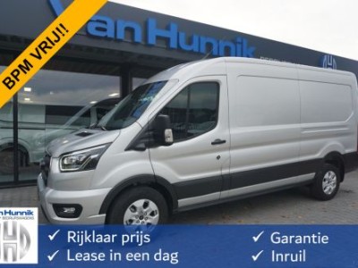 Ford Transit 350L L3H2 Limited AUT-10 RWD 165PK BPM VRIJ Navi, Adap. Cruise, 360Â° Cam, 3.5T Trekhaak!! NR. A212