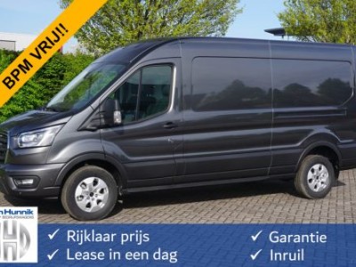 Ford Transit 350L L3H2 Limited AUT-8 165PK BPM VRIJ Navi, Adap. Cruise, 360Â° Cam, Trekhaak, Xenon!! NR. 281