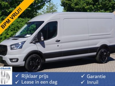 Ford Transit 350L L3H2 RAPTOR AUT-8 165PK BPM VRIJ Navi, Adap. Cruise, 360Â° Cam, Trekhaak, Xenon 17 LM!! NR. 210