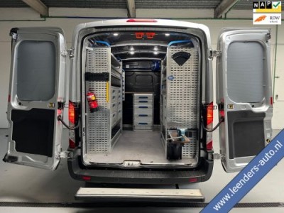 Ford Transit Automaat Servicewagen 350 2.0 TDCI 131PK euro6 L2H2 3Persoons Trend, Sortimo werkplaats inrichting, RIJKLAARPRIJS