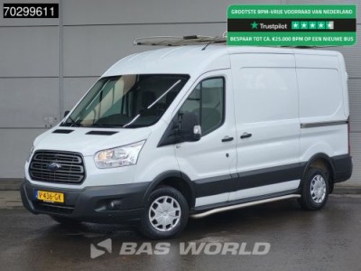 Ford Transit 105pk 2x Schuifdeur L2H2 Trekhaak Airco Cruise Camera Parkeersensoren v+a Imperiaal APK 08-2026 Euro6 L2 Airco Trekhaak Cruise control