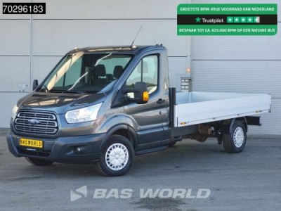 Ford Transit 125pk Open Laadbak Trekhaak Airco Standkachel Pritsche Pickup Open Box Airco Trekhaak Cruise control