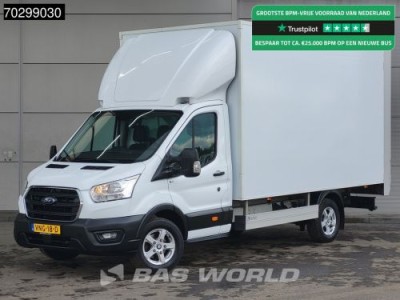 Ford Transit 130pk DHollandia Laadklep Zijdeur Bakwagen Airco Cruise Camera Euro6 Meubelbak Koffer Airco Cruise control