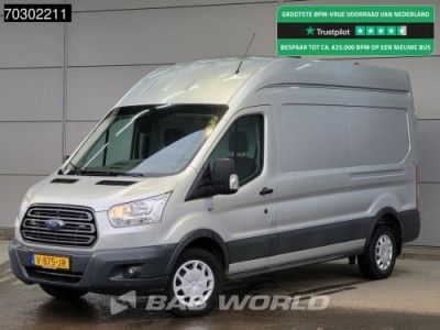 Ford Transit 130pk Hoog Dak L3H3 Trekhaak Navi Airco Cruise Camera Parkeersensoren Werkplaatsinrichting Euro6 L3 Airco Trekhaak Cruise control