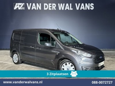 Ford Transit Connect 1.5 EcoBlue 100pk L2H1 Euro6 Airco | 3-Zits | Camera | Navigatie | Verwarmde voorruit Parkeersensoren, Bijrijdersbank