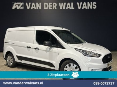 Ford Transit Connect 1.5 EcoBlue 100pk L2H1 Euro6 Airco | 3-Zits | Cruisecontrol | Stoelverwarming | Verwarmde voorruit Parkeersensoren, Bijrijdersbank