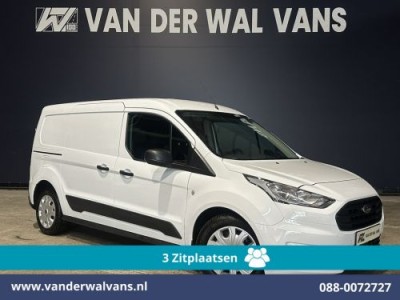 Ford Transit Connect 1.5 EcoBlue 101pk L2H1 Euro6 Airco | 3-Zits | Camera | Navigatie | Verwarmde voorruit Parkeersensoren, Bijrijdersbank