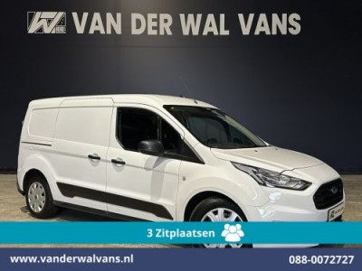 Ford Transit Connect 1.5 EcoBlue 120pk L2H1 Euro6 Airco | 3-Zits | Camera | Navigatie | Stoelverwarming | Verwarmde voorruit Parkeersensoren, Bijrijdersbank