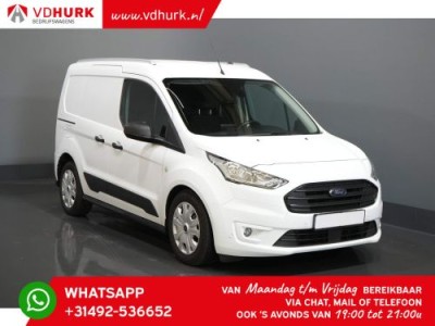 Ford Transit Connect 1.5 TDCI 100 pk Aut. 27.000 km! 3Pers./ Inrichting/ Standkachel/ Carplay/ Camera/ Stoelverw./ Cruise
