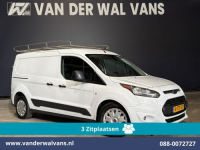 Ford Transit Connect 1.5 TDCI 101pk L2H1 Euro6 Airco | 3-Zits | Navigatie | Imperiaal | Trekhaak | Cruisecontrol | Android Auto Parkeersensoren, Verwarmde voorruit, Bijrijdersbank