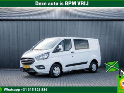 Ford Transit Custom 2.0 EcoBlue L1H1 | DC 6-Zits | LED | Cruise | PDC | Airco | Trekhaak