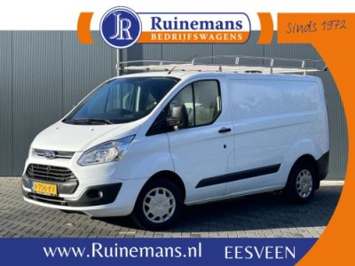 Ford Transit Custom 2.0 TDCI 105 PK / L1H1 / 1e EIG. / 79.822 KM !! / TREKHAAK / INRICHTING / IMPERIAAL / 3-ZITS / AIRCO / CRUISE
