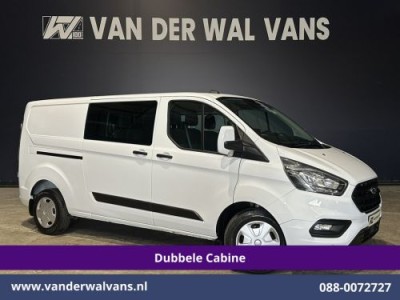 Ford Transit Custom 2.0 TDCI 131pk L2H1 Dubbele Cabine Euro6 Airco | 6-Zits | Apple Carplay | LED Cruisecontrol, Android Auto, Stoeverwarming, Verwarmde Voorruit, Parkeersensoren, Bijrijdersbank