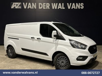 Ford Transit Custom 2.0 TDCI 131pk L2H1 Euro6 Airco | LED | Apple Carplay | Cruisecontrol | 2800kg Trekhaak Parkeersensoren, Stoelverwarming, Verwarmde voorruit, Bijrijdersbank