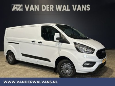 Ford Transit Custom 2.0 TDCI 131pk L2H1 Euro6 Airco | LED | Cruisecontrol | Verwarmde voorruit | Parkeersensoren Bijrijdersbank, 2800kg trekvermogen