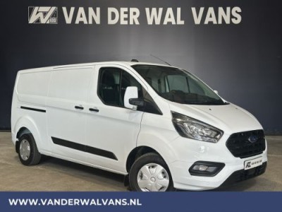 Ford Transit Custom 2.0 TDCI 131pk L2H1 Euro6 Airco | LED | Cruisecontrol | Verwarmde voorruit | Parkeersensoren Bijrijdersbank, 2800kg trekvermogen