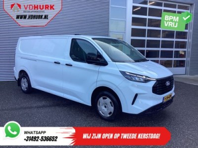 Ford Transit Custom 2.0 TDCI 150 pk L2 Trend BPM VRIJ! LED/ CarPlay/ Stoelverw./ Camera/ Climate/ Virtual Cockpit/ PDC/ Cruise/ DAB Innemen controle 21-11