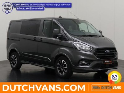 Ford Transit Custom 2.0TDCI 170PK Automaat Sport Dubbele Cabine | Leder | Navigatie | Camera | 2xSchuifdeur | Trekhaak