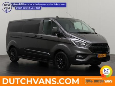 Ford Transit Custom 2.0TDCI Automaat Platinum Lang Dubbele Cabine | Leder | Xenon | Navigatie | Camera | Trekhaak | 2xSchuifdeur