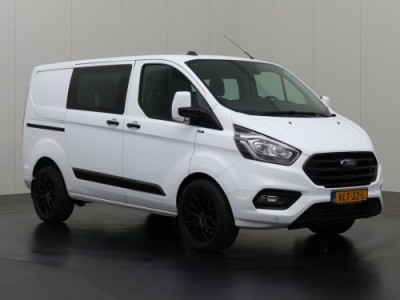 Ford Transit Custom 2.0TDCI Dubbele Cabine | 6-Persoons | Airco | Cruise | Trekhaak | Betimmering