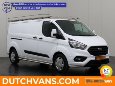 Ford Transit Custom 2.0TDCI Lang Imperiaal | Trekhaak | Achterdeuren | Airco | Cruise | 3-Persoons