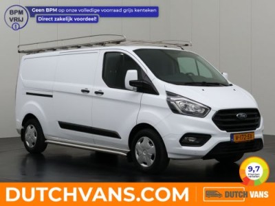 Ford Transit Custom 2.0TDCI Lang Imperiaal | Trekhaak | Airco | Cruise | 3-Persoons | Betimmering