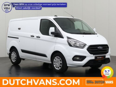 Ford Transit Custom 2.0TDCi 130PK Automaat | Multimedia | Camera | Airco | 3-Zits | Betimmering