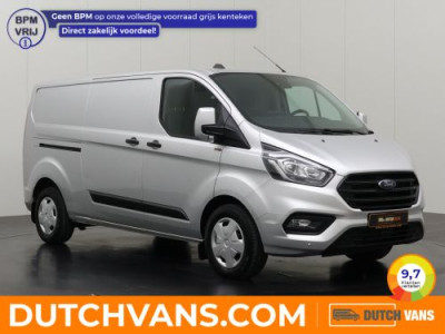 Ford Transit Custom 2.0TDCi 130PK Lang | Werkplaatinrichting | Navigatie | Camera | 3-Zits | Trekhaak | Airco | Cruise
