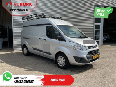 Ford Transit Custom 2.2 TDCI 155 pk L2H2 Carplay/ 2.8t Trekverm./ Airco/ Cruise/ Imperiaal + Ladder/ PDC/ Trekhaak