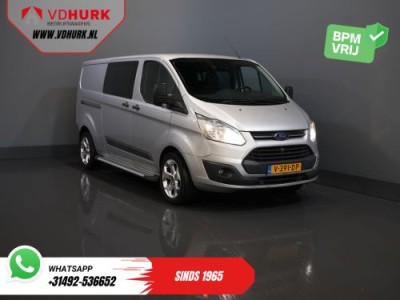 Ford Transit Custom 2.2 TDCI Trend Dubbel Cabine DC L2 BPM VRIJ!  NL Auto/ Leder/ Stoelverw./ Camera/ PDC/ LMV/ Sidesteps