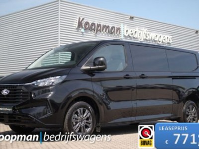 Ford Transit Custom 300 2.0TDCI 170pk L2H1 Limited | Automaat | 2-Zits | L+R Zijdeur | Adapt. cruise | LED | Sync 4 13 | Keyless | Camera | Driver assist pack | Lease 771,- p/m