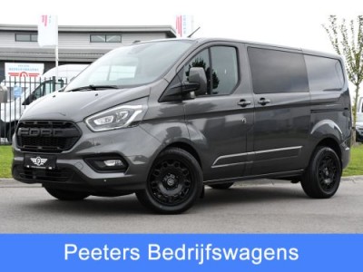 Ford Transit Custom 300 2.0 TDCI L1H1 DC Limited Raptor Edition Camera, Cruise, 130pk. Automaat, 2 x schuifdeur, Multimedia, Sensoren, Afneembare trekhaak, Uniek!