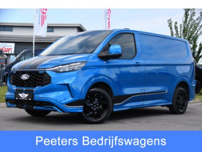 Ford Transit Custom 300 2.0 TDCI L1H1 Sport Camera, Cruise, Carplay, Virtual, 170pk, Stoelverwarming, Automaat, LED, Multimedia, Sensoren, Uniek!