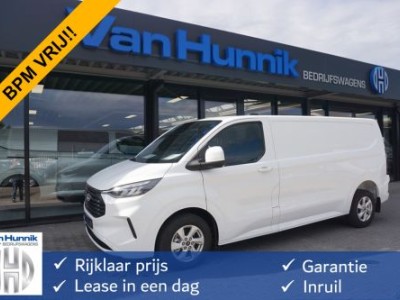 Ford Transit Custom 300L 136PK Limited BPM VRIJ!! 12 Scherm Navi, Camera, Adap Cruise, LED!! NR. GW02*