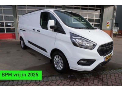 Ford Transit Custom 300L 2.0 TDCI 130PK L2H1 Trend Raptor Edition Nr. V114 | Airco | Cruise | Camera | Trekhaak | Betimmering | LM Velgen  DEMO