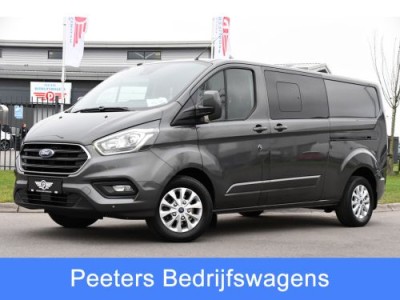 Ford Transit Custom 320 2.0 TDCI L2H1 Limited DC Cruise, Camera, Carplay, 170pk, Automaat,
