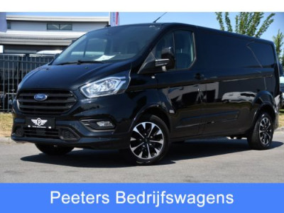 Ford Transit Custom 320 2.0 TDCI L2H1 Sport Black Edition Full Options! adaptieve Cruise, Camera, Carplay, Leder, Stoelverwarming, 185pk, LED, Automaat, Uniek!