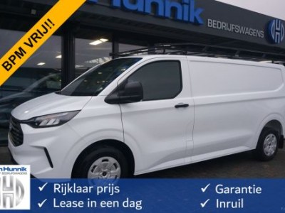 Ford Transit Custom 320L 136PK Trend BPM VRIJ!! Apple CP LED, Imperiaal, Betimmering, Trekhaak!! NR.