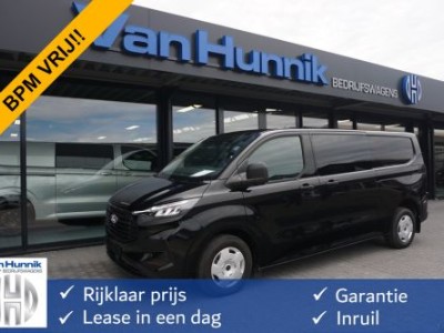 Ford Transit Custom 320L 136PK Trend DC AUT BPM VRIJ!! 13 Sync4 Navi, ACC, Camera, 2x Schuifdeur!! NR. A76
