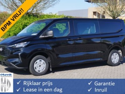 Ford Transit Custom 320L 136PK Trend Dubbel Cabine BPM VRIJ!! Apple CP/Android A. LED, 2x Schuifdeur, 5 Jaar Garantie!! NR. 185