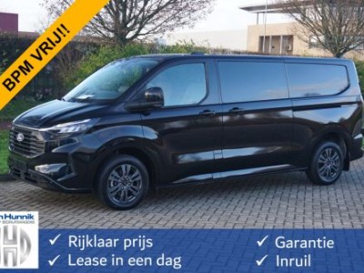 Ford Transit Custom 320L 170PK Limited AUT BPM VRIJ!! Navi, Cam, Adap. Cruise, 17 LM, LED 2x Schuifdeur!! NR. 442