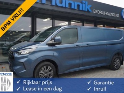 Ford Transit Custom 320L 170PK Limited AUT BPM VRIJ!! Navi, Cam, Adap. Cruise, 17 LM, LED 2x Schuifdeur!! NR. W01*