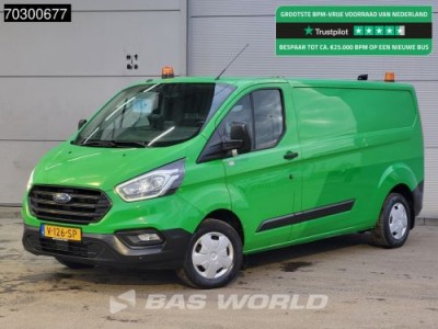 Ford Transit Custom 105pk L2H1 Trekhaak Xenon LED Navi Airco Cruise Camera Parkeersensoren Werkplaatsinrichting APK 10-2026 Euro6 L2 Airco Trekhaak Cruise control