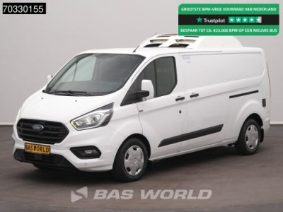 Ford Transit Custom 130PK Koelwagen L2H1 Airco Cruise Parkeersensoren v+a Euro6 L2 Koel Koeler Kühl Kühler Kühlwagen Kühlkasten Airco Cruise control